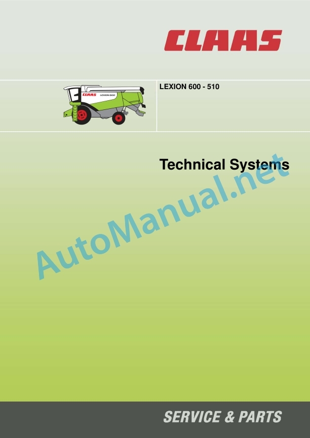 Claas Lexion 530-510 (583) Combines Technical System EN 3 Claas Lexion 530-510 (583) Combines Technical System EN - Image 3