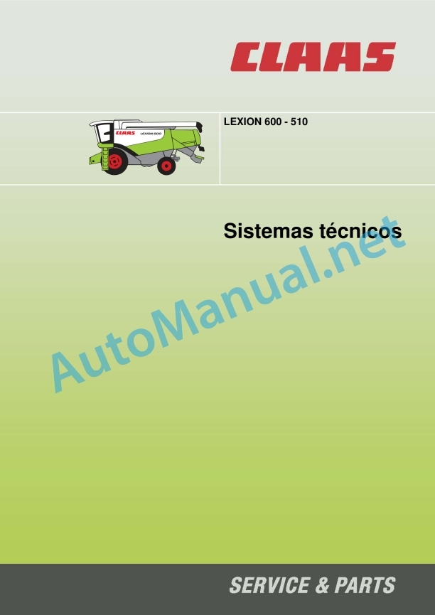Claas Lexion 530-510 (583) Combines Technical System ES 3 Claas Lexion 530-510 (583) Combines Technical System ES - Image 3