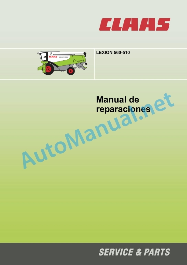 Claas Lexion 560-540 (584) Combines Repair Manual ES 4 Claas Lexion 560-540 (584) Combines Repair Manual ES - Image 4