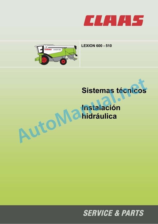 Claas Lexion 570 580 R (585) Combines Technical System ES 6 Claas Lexion 570 580 R (585) Combines Technical System ES - Image 6