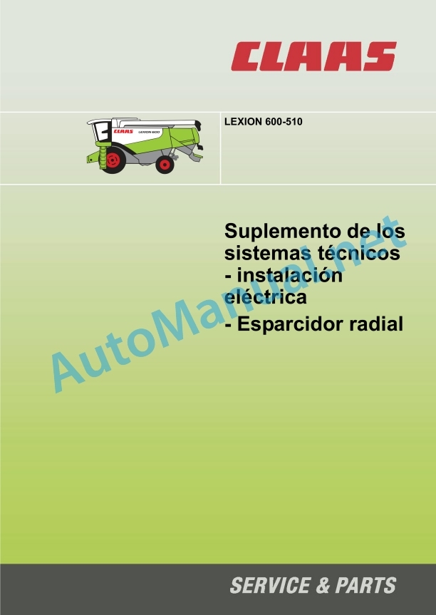 Claas Lexion 570 Montana (581) Combines Technical System ES 2 Claas Lexion 570 Montana (581) Combines Technical System ES - Image 2