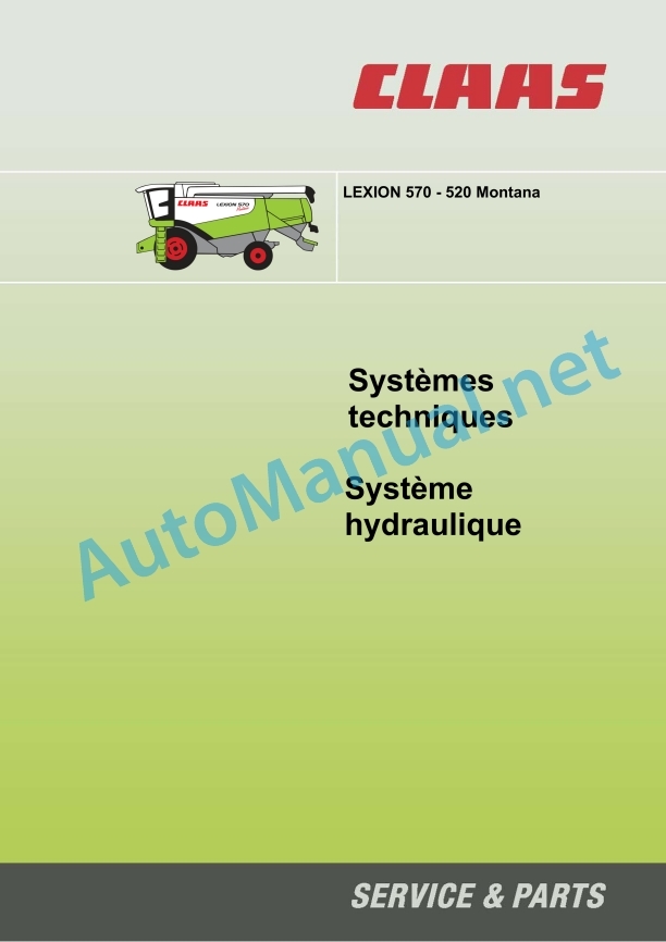 Claas Lexion 570 Montana (581) Combines Technical System FR 3 Claas Lexion 570 Montana (581) Combines Technical System FR - Image 3