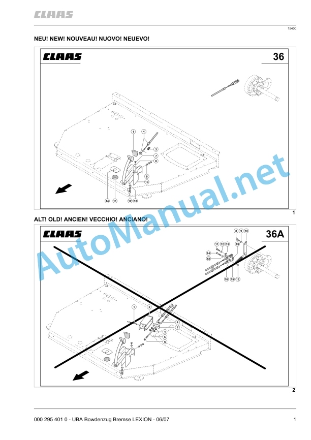 Claas Lexion 600 (589) Combines Assembly Instruction EN 23 Claas Lexion 600 (589) Combines Assembly Instruction EN - Image 23