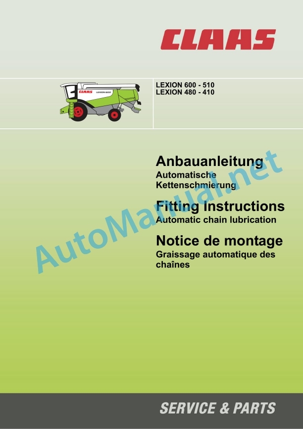 Claas Lexion 600 (589) Combines Assembly Instruction EN 27 Claas Lexion 600 (589) Combines Assembly Instruction EN - Image 27