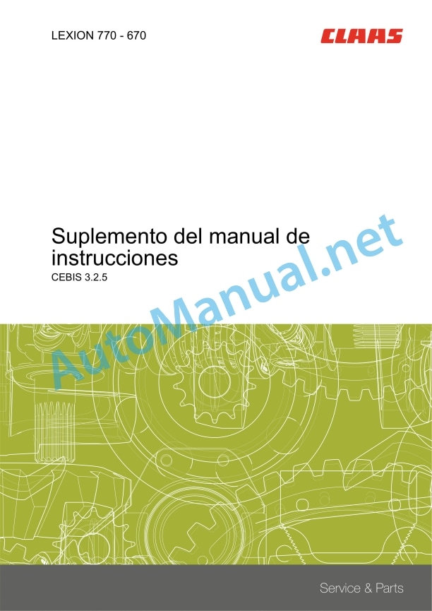 Claas Lexion 630-620 (C53) Combines Operator Manual ES 4 Claas Lexion 630-620 (C53) Combines Operator Manual ES - Image 4