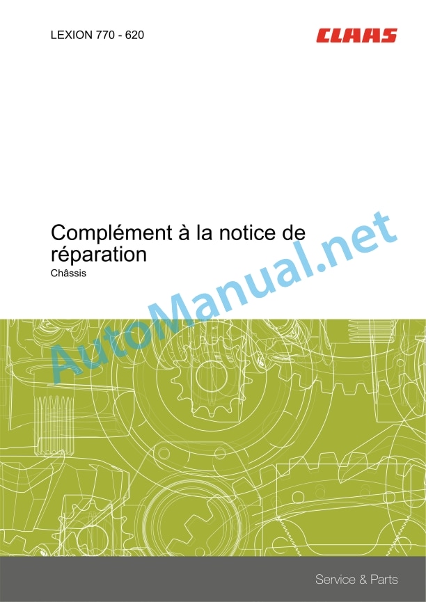 Claas Lexion 670 (C77) Combines Repair Manual FR 2 Claas Lexion 670 (C77) Combines Repair Manual FR - Image 2