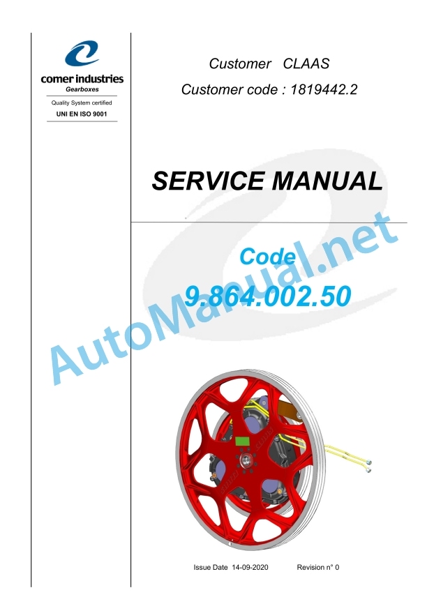Claas Lexion 6900 6800 (C87) Combines Repair Manual EN 10 Claas Lexion 6900 6800 (C87) Combines Repair Manual EN - Image 10