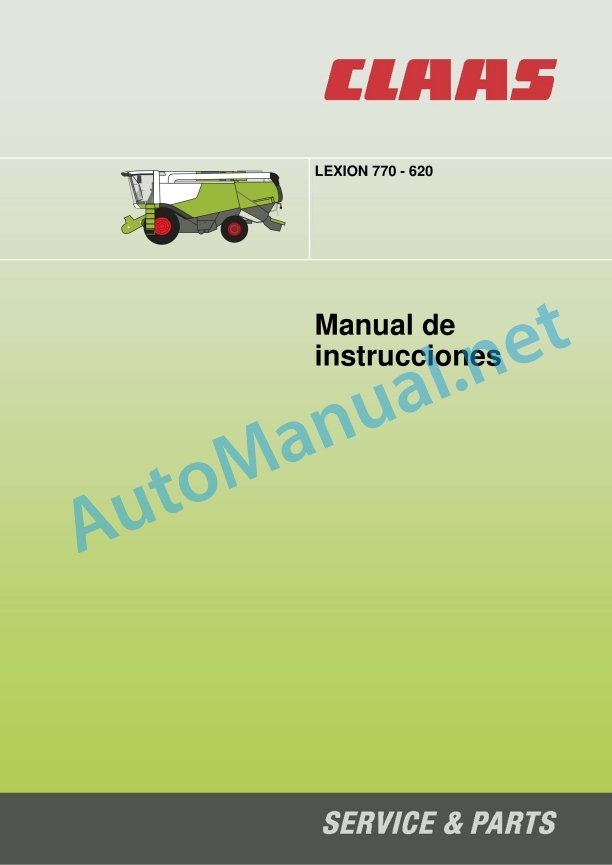 Claas Lexion 750-740 (C55) Combines Operator Manual ES 3 Claas Lexion 750-740 (C55) Combines Operator Manual ES - Image 3
