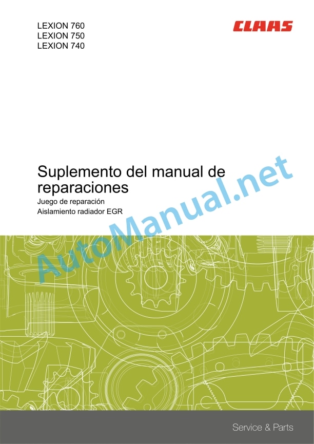 Claas Lexion 760-740 (C75) Combines Repair Manual ES 6 Claas Lexion 760-740 (C75) Combines Repair Manual ES - Image 6