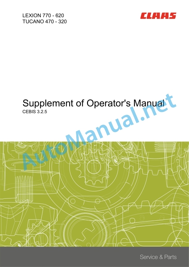Claas Lexion 760 (C56) Combines Operator Manual EN 6 Claas Lexion 760 (C56) Combines Operator Manual EN - Image 6