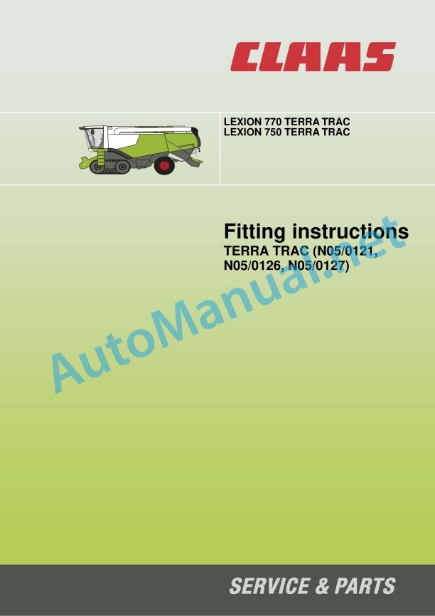 Claas Lexion 770 (C59) Combines Assembly Instruction EN 10 Claas Lexion 770 (C59) Combines Assembly Instruction EN - Image 10