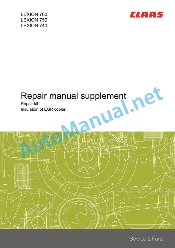 Claas Lexion 780-760 (C79) Combines Repair Manual EN 7 Claas Lexion 780-760 (C79) Combines Repair Manual EN - Image 7