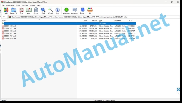 Claas Lexion 8800-8500 (C89) Combines Repair Manual FR 1 Claas Lexion 8800-8500 (C89) Combines Repair Manual FR