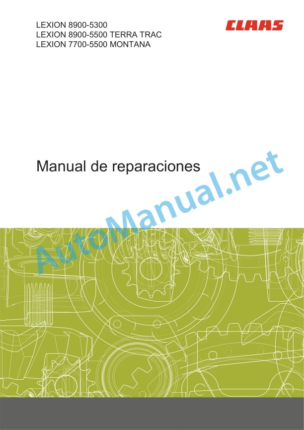 Claas Lexion 8900-8700 (C86) Combines Repair Manual ES 4 Claas Lexion 8900-8700 (C86) Combines Repair Manual ES - Image 4