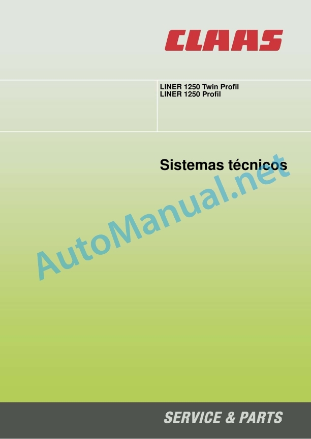 Claas Liner 1250 Profil (608) Swathers Technical System ES 2 Claas Liner 1250 Profil (608) Swathers Technical System ES - Image 2