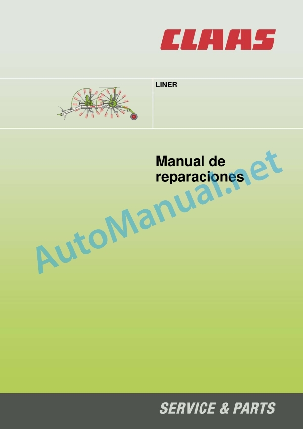 Claas Liner 1650 (G00) Swathers Repair Manual ES 2 Claas Liner 1650 (G00) Swathers Repair Manual ES - Image 2