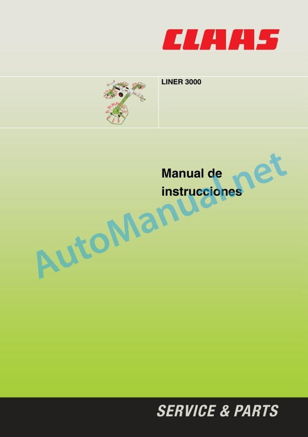 Claas Liner 3000 (605) Swathers Operator Manual ES 2 Claas Liner 3000 (605) Swathers Operator Manual ES - Image 2