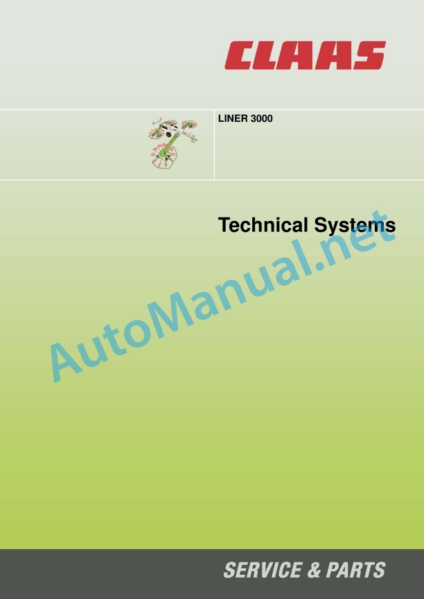 Claas Liner 3000 (605) Swathers Technical System EN 2 Claas Liner 3000 (605) Swathers Technical System EN - Image 2
