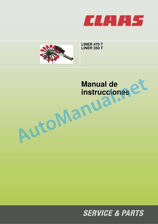 Claas Liner 470 S (602) Swathers Repair Manual ES 2 Claas Liner 470 S (602) Swathers Repair Manual ES - Image 2