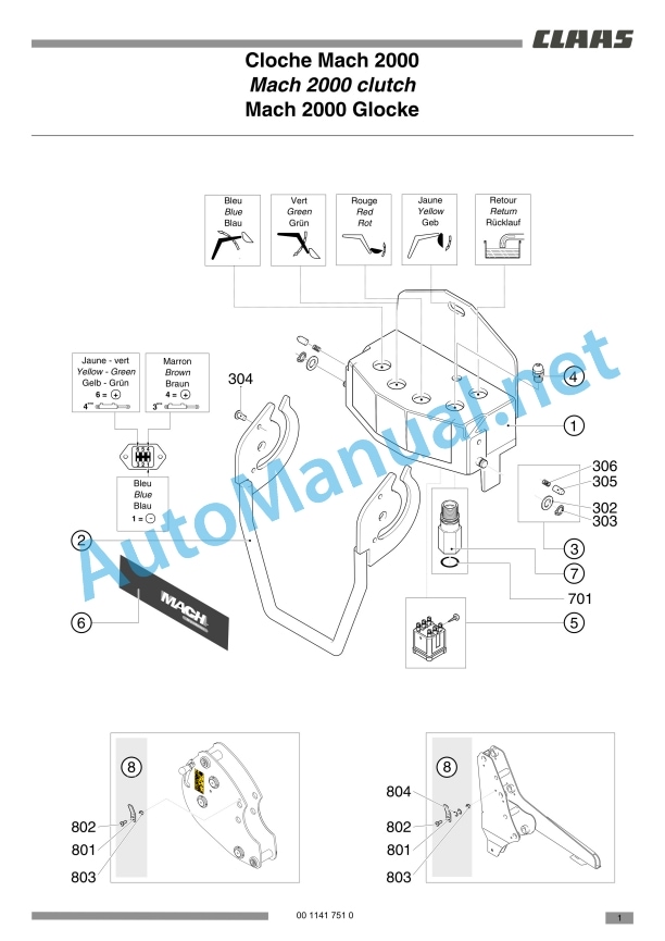 Claas Manubal (B96) Tractors Assembly Instruction EN 7 Claas Manubal (B96) Tractors Assembly Instruction EN - Image 7