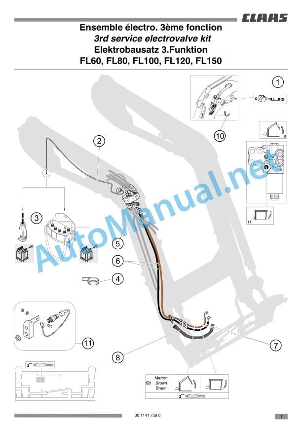 Claas Manubal (B96) Tractors Assembly Instruction EN 8 Claas Manubal (B96) Tractors Assembly Instruction EN - Image 8