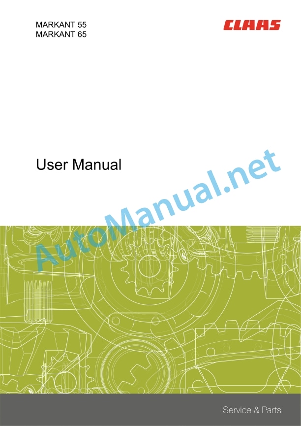 Claas Markant 55 (028) Balers Operator Manual EN 7 Claas Markant 55 (028) Balers Operator Manual EN - Image 7
