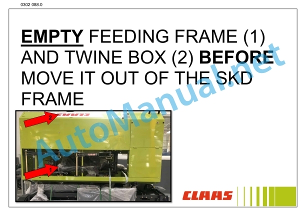 Claas Markant 650 (776) Balers Assembly Instruction EN 5 Claas Markant 650 (776) Balers Assembly Instruction EN - Image 5