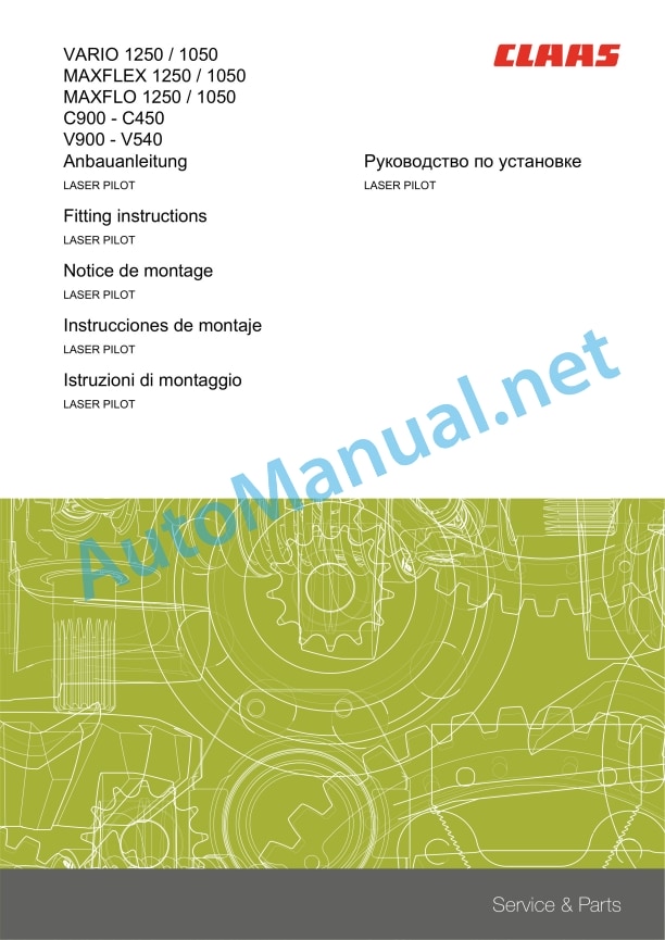 Claas Maxflex 1350-1050 (531) Combines Assembly Instruction EN 9 Claas Maxflex 1350-1050 (531) Combines Assembly Instruction EN - Image 9