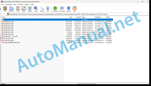 Claas Maxflex 1350-1050 (531) Combines Repair Manual EN 1 Claas Maxflex 1350-1050 (531) Combines Repair Manual EN
