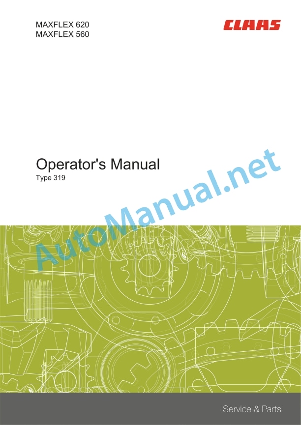 Claas Maxflex 620-560 (319) Combines Operator Manual EN 3 Claas Maxflex 620-560 (319) Combines Operator Manual EN - Image 3