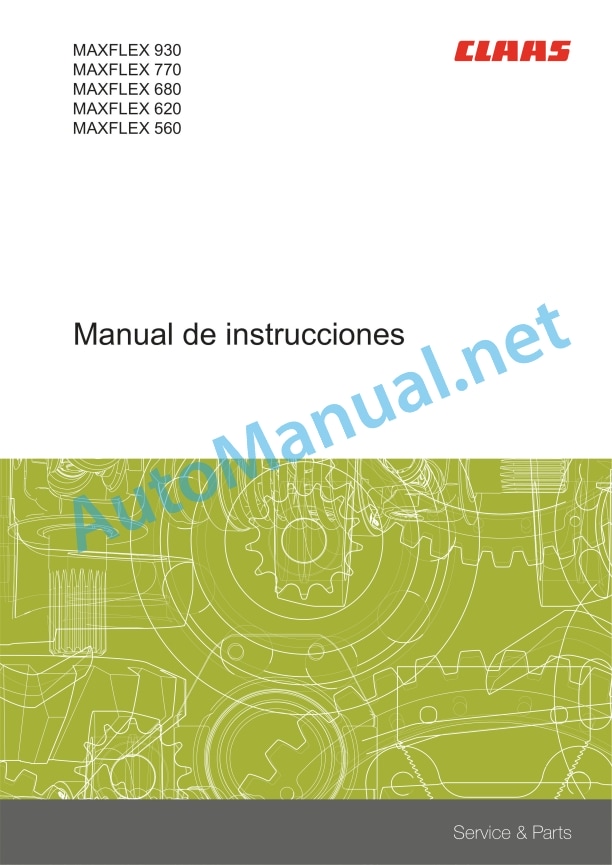 Claas Maxflex 930-770 (534) Combines Operator Manual ES 2 Claas Maxflex 930-770 (534) Combines Operator Manual ES - Image 2