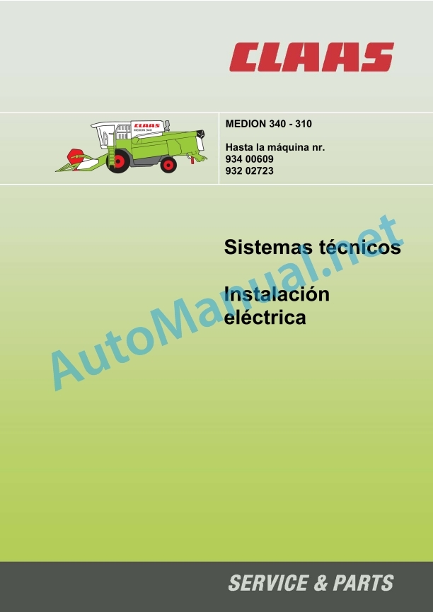 Claas Medion 330-310 (932) Combines Technical System ES 5 Claas Medion 330-310 (932) Combines Technical System ES - Image 5