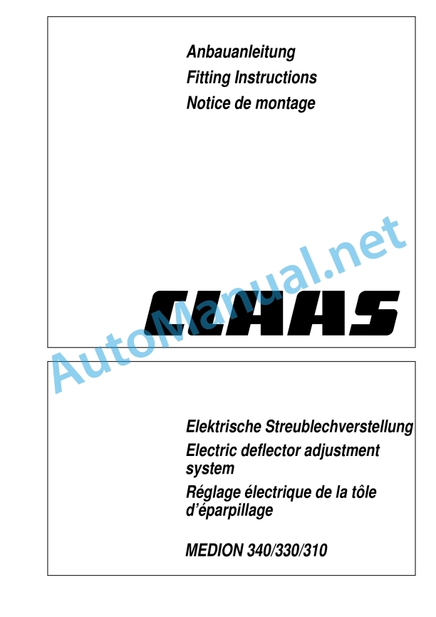Claas Medion 340 (934) Combines Assembly Instruction EN 16 Claas Medion 340 (934) Combines Assembly Instruction EN - Image 16
