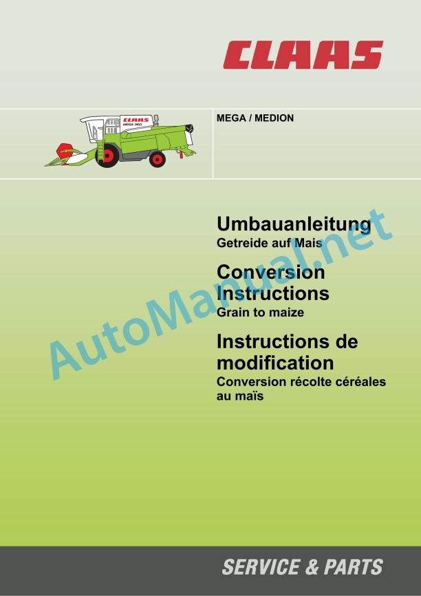 Claas Medion 340 (934) Combines Assembly Instruction EN 19 Claas Medion 340 (934) Combines Assembly Instruction EN - Image 19
