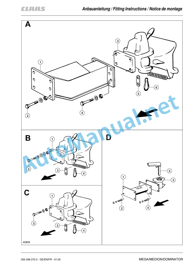 Claas Medion 340 (934) Combines Assembly Instruction EN 9 Claas Medion 340 (934) Combines Assembly Instruction EN - Image 9