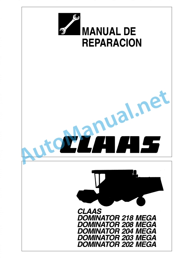 Claas Mega 202 (925) Combines Repair Manual ES 2 Claas Mega 202 (925) Combines Repair Manual ES - Image 2