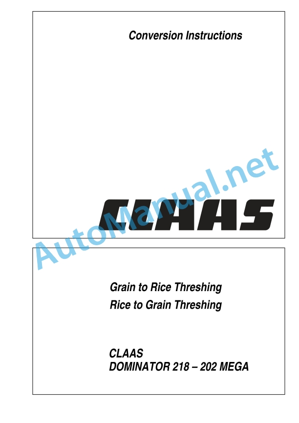 Claas Mega 204 203 (935) Combines Assembly Instruction EN 4 Claas Mega 204 203 (935) Combines Assembly Instruction EN - Image 4