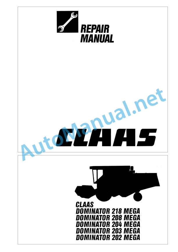 Claas Mega 204 Skd (936) Combines Repair Manual EN 3 Claas Mega 204 Skd (936) Combines Repair Manual EN - Image 3