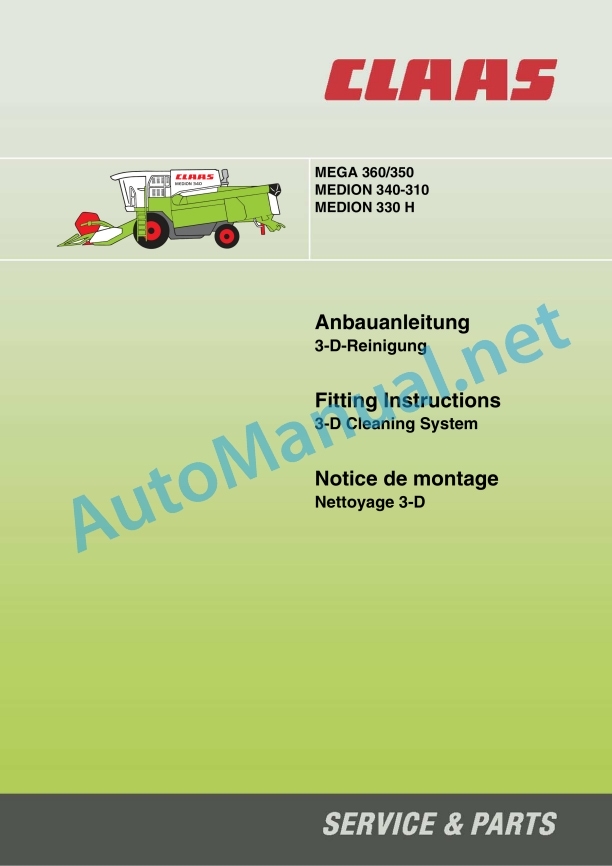Claas Mega 350 (835) Combines Assembly Instruction EN 13 Claas Mega 350 (835) Combines Assembly Instruction EN - Image 13