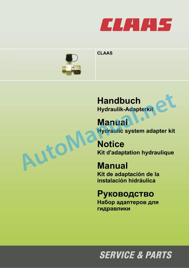 Claas Miscellaneous Operator Manual EN 10 Claas Miscellaneous Operator Manual EN - Image 10