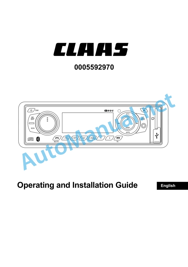 Claas Miscellaneous Operator Manual EN 16 Claas Miscellaneous Operator Manual EN - Image 16