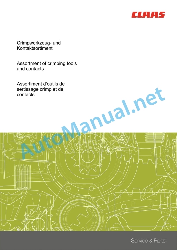 Claas Miscellaneous Operator Manual EN 2 Claas Miscellaneous Operator Manual EN - Image 2