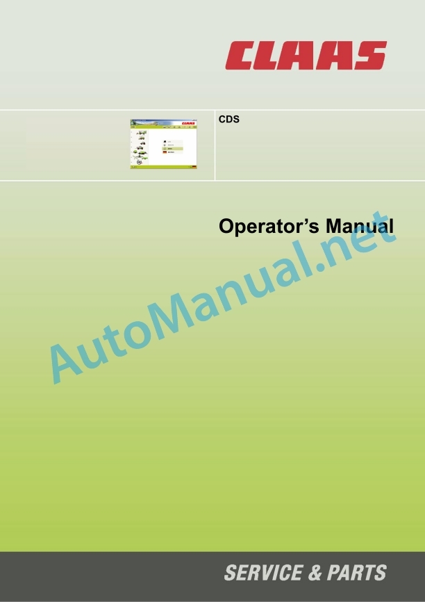 Claas Miscellaneous Operator Manual EN 6 Claas Miscellaneous Operator Manual EN - Image 6