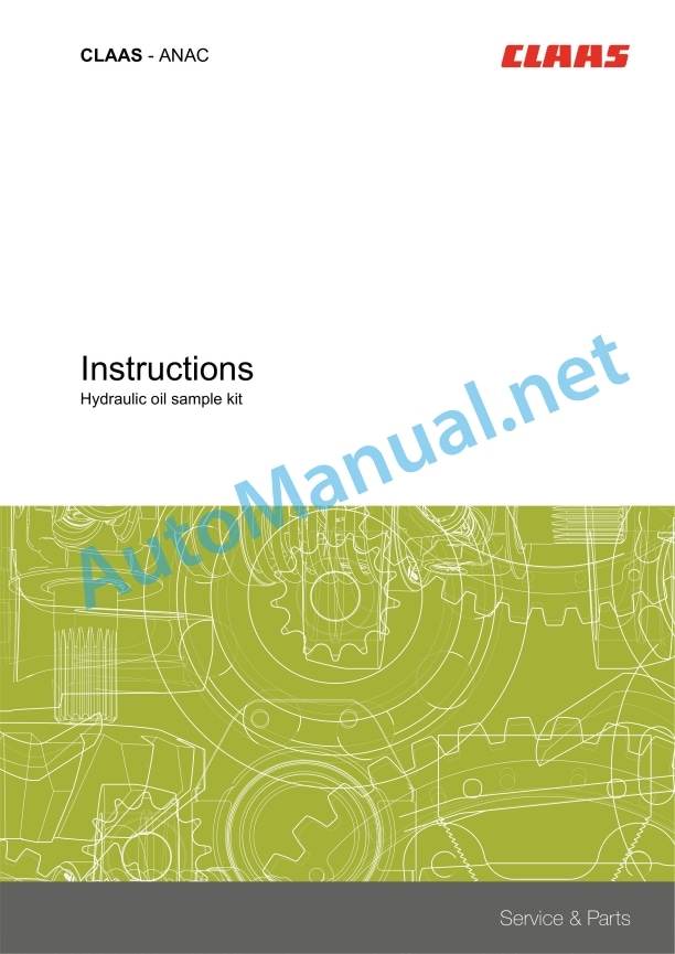 Claas Miscellaneous Operator Manual EN 7 Claas Miscellaneous Operator Manual EN - Image 7