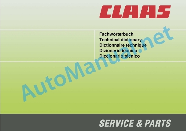 Claas Miscellaneous Technical System EN 2 Claas Miscellaneous Technical System EN - Image 2
