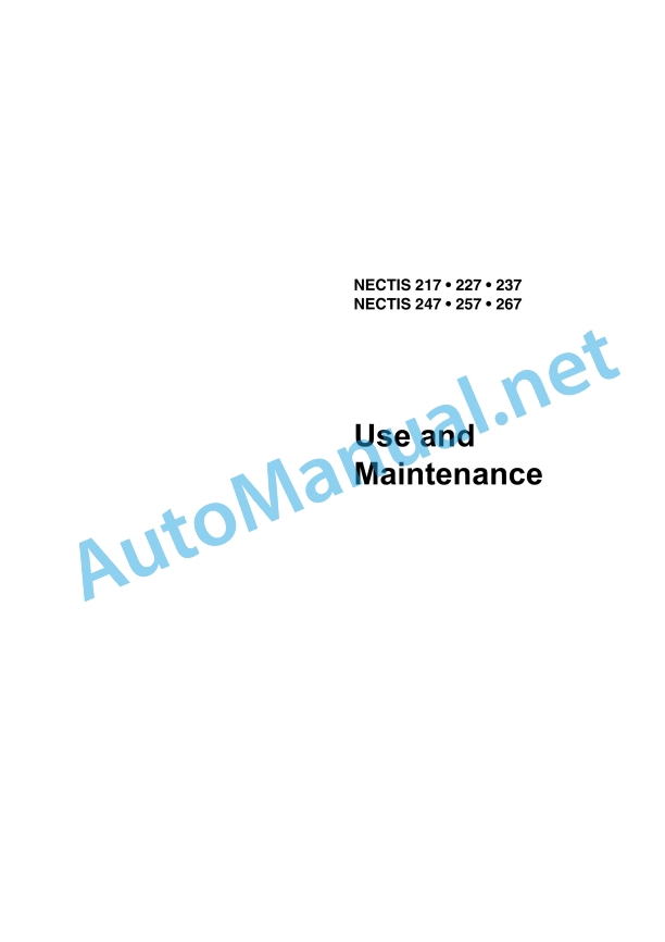 Claas Nectis 237-217 Ve 2+4Wd (A12) Tractors Operator Manual EN 6 Claas Nectis 237-217 Ve 2+4Wd (A12) Tractors Operator Manual EN - Image 6