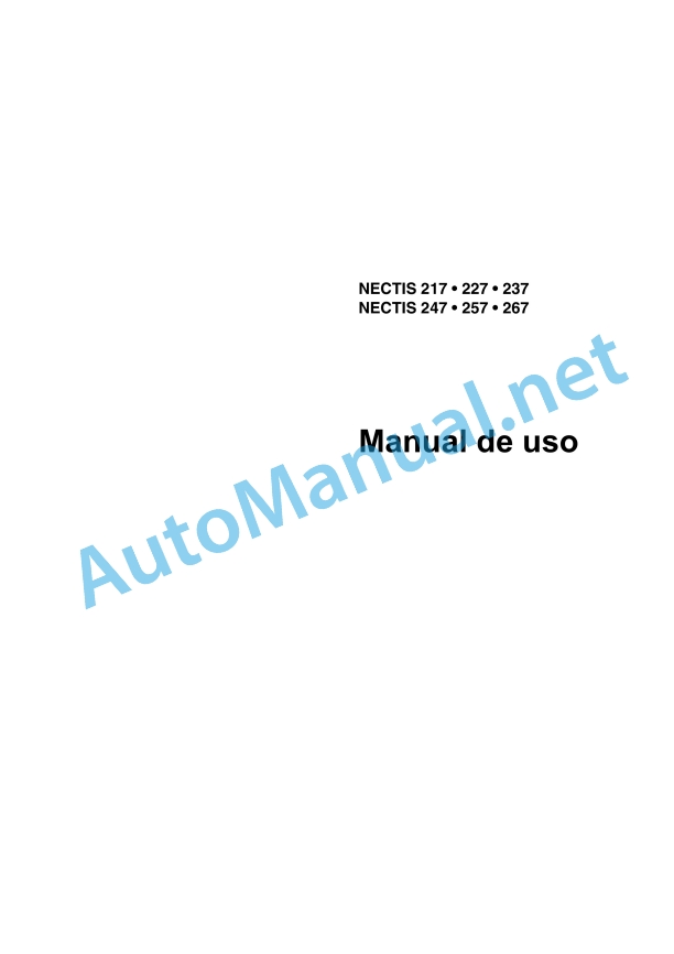 Claas Nectis 237-217 Ve 2+4Wd (A12) Tractors Operator Manual ES 3 Claas Nectis 237-217 Ve 2+4Wd (A12) Tractors Operator Manual ES - Image 3