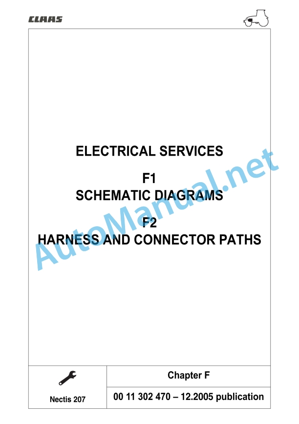 Claas Nectis F 267 257 247 227 2+4Wd (T16) Tractors Repair Manual EN 25 Claas Nectis F 267 257 247 227 2+4Wd (T16) Tractors Repair Manual EN - Image 25