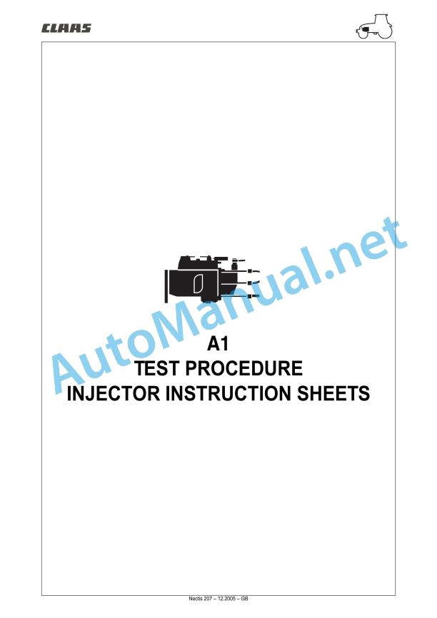 Claas Nectis F 267 257 247 227 2+4Wd (T16) Tractors Repair Manual EN 3 Claas Nectis F 267 257 247 227 2+4Wd (T16) Tractors Repair Manual EN - Image 3