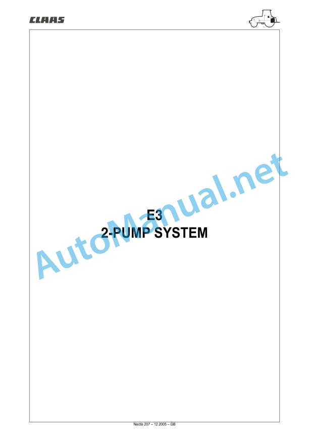 Claas Nectis Ve 237 227 217 2+4Wd (T14) Tractors Repair Manual EN 23 Claas Nectis Ve 237 227 217 2+4Wd (T14) Tractors Repair Manual EN - Image 23